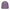 purple and pink knit stripe beanie with leather loppet patch